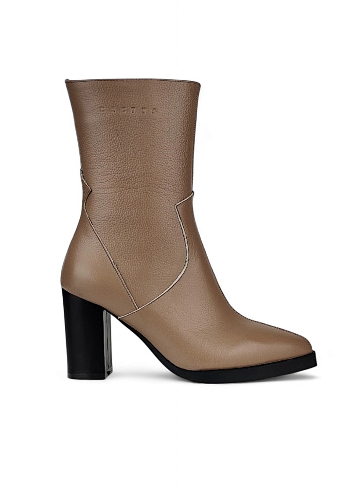 WS4014  بوت چرم زنانه