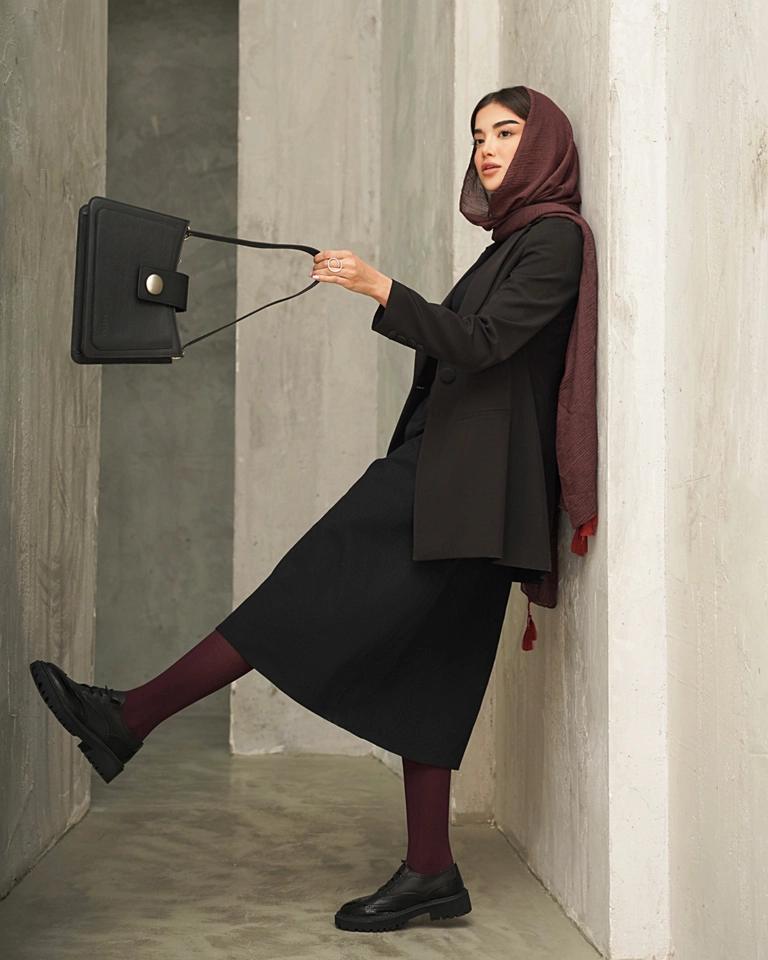 کفش اکسفورد زنانه چرم  Ws1052 
