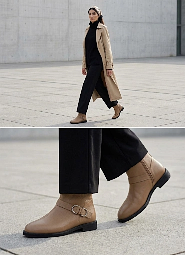 نیم بوت زنانه  ws4069