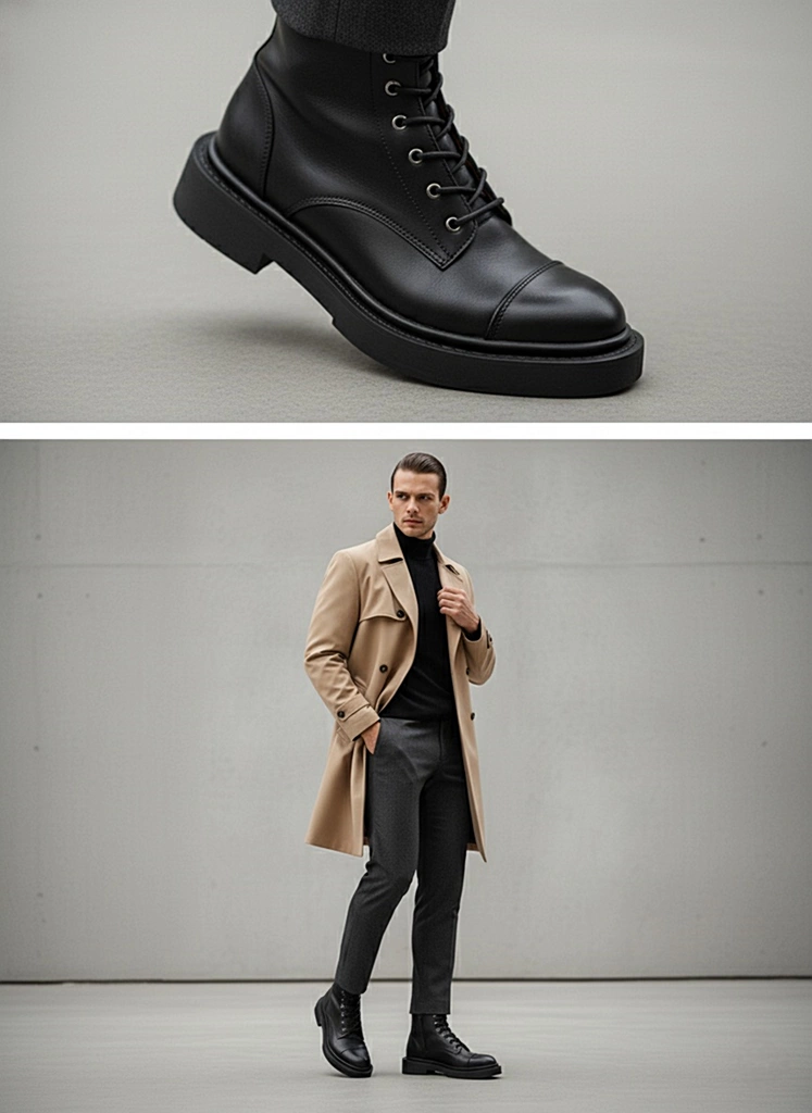 نیم بوت مردانه S4043