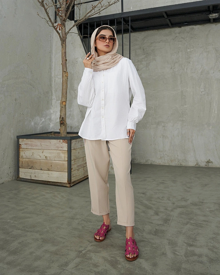 صندل  زنانه چرم Ws51013