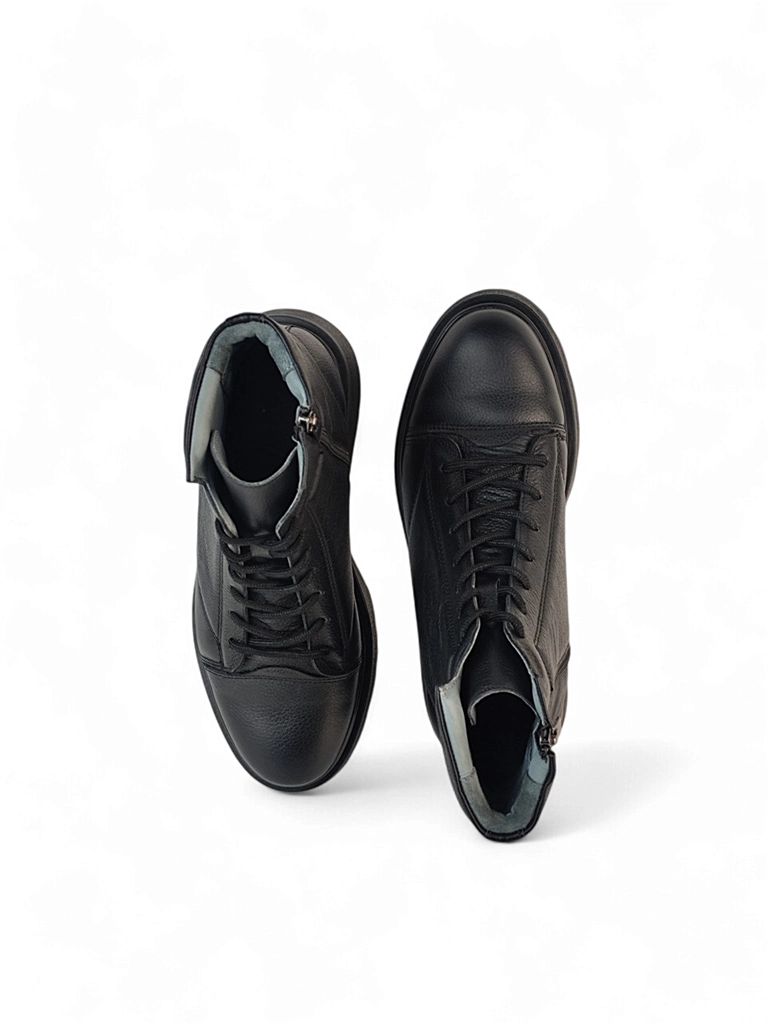 بوت چرم مردانه S4039