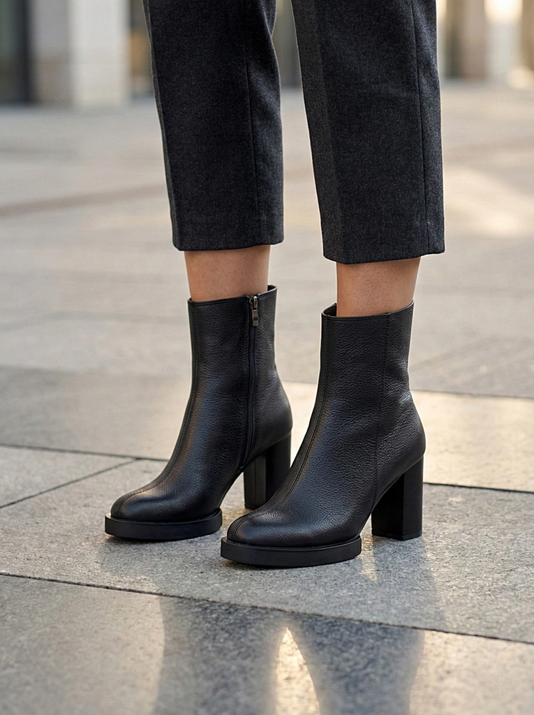 بوت چرم زنانه WS4006